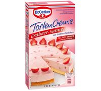 Dr. Oetker Crema Per Torta Fragola Con Pezzi Di Fragola Confezione Da 11