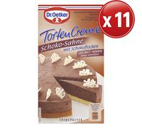 Dr. Oetker Crema Per Torte Al Cioccolato, Confezione Da 11