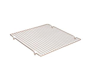Dr. Oetker Griglia di raffreddamento da cucina, per raffreddare gli alimenti, griglia da pasticceria per decorare torte, dolci, materiale acciaio inossidabile, dimensioni 30 x 30 cm