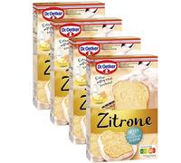 Dr.Oetker Limone Backmischung per Pan di Spagna 485g 4er Pack