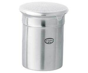 Dr. Oetker Professional Quality Kitchen Tools -Dr.Oetker Spargizucchero, in Acciaio Inossidabile di Alta qualità, con Coperchio (Colore: Argento), quantità: 1 Pezzo, 7 x 9,5 x 7 cm