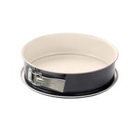 Dr. Oetker Teglia apribile Ø 26 cm BACK-TREND Teglia per torta con fondo piatto, stampo rotondo in acciaio con rivestimento antiaderente rinforzato in ceramica (colore: crema/antracite), quantità: 1