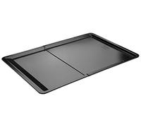 Dr Oetker Teglia Rettangolare Estensibile 37-52x33x1,5 cm, con Sistema di Bloccaggio Automatico,Carbon Steel con Rivestimento Antiaderente Classic Temp Max 230°C, Linea Tradition