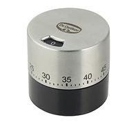 Dr. Oetker Timer Cucina in Acciaio Inox, Kitchen Aid, Timer Uovo/Cucina, Ø 6,5 cm, 1652