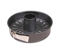 Dr. Oetker Tradition Tortiera apribile 2 Fondi, Acciaio, Nero, 26 cm