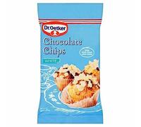 Dr. Oetker White Chocolate Chips (100 g) - Confezione da 2