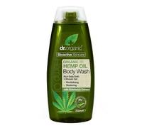 Dr. Organic Bagnodoccia all'olio di canapa - Detergente rivitalizzante per corpo e capelli, 250 ml