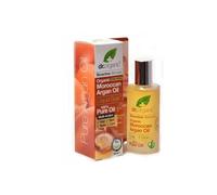 Olio Viso, Corpo e Capelli Puro di Argan da 50ml per Tutti i Tipi di Pelle e Capelli, Dr Organic