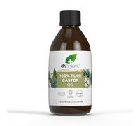 Dr Organic Olio di Ricino, 100% Puro & Naturale, Nutriente & Condizionante, Multi Azione, Viso, Corpo & Capelli, Olio Vettore, Vegano, Cruelty Free, Senza Parabeni & SLS, 250ml