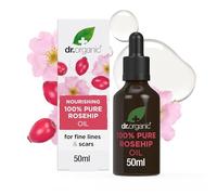Dr Organic Olio di Rosa Canina, 100% Puro & Naturale, Ricco di Vitamina C, Rigenerante & Nutriente, Olio per il Viso, Aromaterapia, Vegano, Cruelty Free, Senza Parabeni & SLS, 50ml