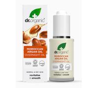 Dr.Organic Olio Viso Notte Nutriente Olio di Argan Marocchino 30ml Boxed