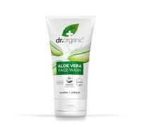 Dr. Organic Organic Aloe Vera Face Wash ¡Limpieza Calmante Y Cremosa Para La Cara! 200 g