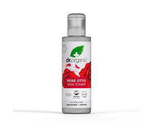 Dr. Organic Rose Otto - Detergente e lenitivo per tutti i tipi di pelle, 150 ml