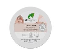 Dr Organic Skin Calm Probiotic Recovery Mask Per rossore, pelle secca, sensibile e irritabile, testato dermatologicamente, vegano, cruelty free, senza parabeni e SLS, certificato biologico, 100ml