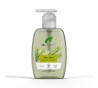 Sapone Liquido Mani Antibatterico al Tea Tree da 250ml per Tutti i Tipi di Pelle, Dr Organic