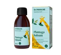 Dr.Pakalns Plantago Balsamo Respiratorio Salute 120 ML Riduce Gola Irritazione