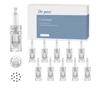 Dr.Pen 10 Pezzi 12P Cartucce Microneedling Aghi Usa e Getta Speciali per Penna Microneedling Wireless