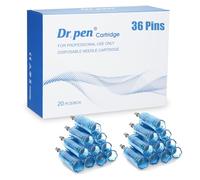 Dr.Pen 36 Pins - Confezione da 20 cartucce di ago di ricambio originali per penna Microneedling - per Dr. penna Ultima A8S M8S A9 Microneedling Electric Derma Pen - Modello 36 Pins, quantità 20 pezzi