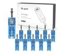 Dr. Pen Cartucce 18 Pin per M9, 10 Pezzi, con Chip | riconoscimento chip, originali, per cicatrici/rughe/crescita capelli, compatibili M9