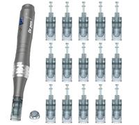 Dr Pen M8 - Cartucce di ricambio Nano 3D, 15 pezzi, per cosmetici e cura della pelle quotidiana, uso del viso, casa o salone di bellezza, controllo di precisione dei dettagli, compatibili con Dr Pen