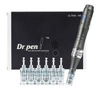 Dr Pen M8, Dermapen Wireless Electric m8 Microneedling Pen con aghi a 36 pin, х1, 11 pin х1 e nano rotondi х1, 6 livelli di velocità e profondità regolabile da 0 a 2,5 mm