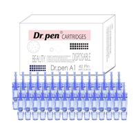 Dr. Pen Ultima A1, cartucce di ricambio originali, modello a 42 pin, sterili e igieniche, per la massima copertura della pelle, per viso e corpo, cura della casa e uso in salone, compatibili con Dr