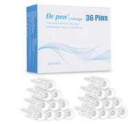 Dr. pen Ultima A10 - Cartucce 36 pin, 20 pezzi, per la cura dell'umidità anti-rughe, tonificante, riduzione delle macchie, autentiche Dr pen Ultima A10, 20 pezzi, 36 pin per A10