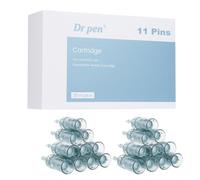 Dr. pen Ultima M8/M7S Cartridges 11 pin - 20 pezzi per cicatrici da acne, depressioni, cicatrici e strisce - Autentiche Dr pen Ultima M8/M7S cartucce (20 pezzi, 11 pin per M8/M7S)