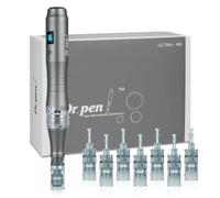 Dr. Pen Ultima M8 Microneedling Pen - Dispositivo elettrico professionale per microneedling per cicatrici, rughe, macchie, crescita dei capelli, lifting e rassodante - Include 8 cartucce models 1 each