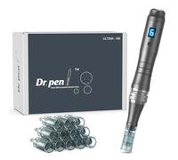 Dr. Pen Ultima M8 Microneedling Pen, Original Dr. Pen Macchina Microneedle Senza Fili Kit Penna Professionale Microneedling per Viso Corpo Capelli Barba Crescita Regalo - 12 Cartucce