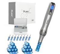 Dr. Pen Ultima M8S Professionale Microneedling Senza Fili, 20 Cartucce | Dr. Pen Originale con Codice QR, 6 velocità regolabili, display LED, Regolabile da 0 a 2,5 mm, per Professionisti & Casa