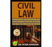Dr Peter Johnson Civil Law (Tascabile)