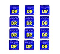 DR-PHR10-12PAK - DR Strings Pure Blues Pure Nickel Wrap Nucleo rotondo 10-46 - 12 PAK