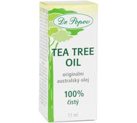 Dr. Popov Tea Tree Oil 100% olio di tea tree pressato a freddo con effetto antisettico 11 ml