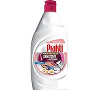 dr.Prakti Detersivo per piatti a mano Sensitive+Vitamine, non irrita la pelle, concentrato ed efficace, 650 ml