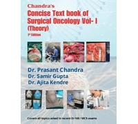 Dr. Prasant Chandra Chandra`S Concise Textbook Of Surgical Oncology V Book NUOVO
