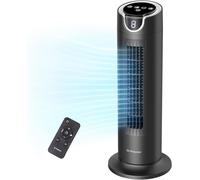 DR.PREPARE Ventilatore Silenzioso 25Db Motore DC 12W 8 Velocità 7M/S Timer 8H Os