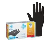 Dr. Protec,Protix Black, Guanti in Nitrile, Senza Polvere, Taglia S,100 Pezzi