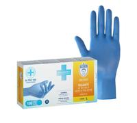 Bericah Dr. Protec,Protix, Guanti in Nitrile, Senza Polvere, Taglia L,100 Pezzi