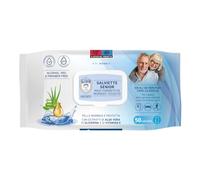 Dr Protec, Salviette Senior, maxi formato 20x27, 50 salviette con Estratto di Aloe Vera e Vitamina E