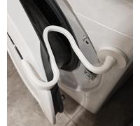 DR Quality Parts Supporto magnetico per porta della lavatrice con base magnetica da 6,6 cm, tappo rimovibile, mantiene la lavatrice aperta per un fresco odore di bucato, bianco