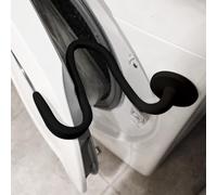 DR Quality Parts Supporto magnetico per porta della lavatrice con base magnetica da 6,6 cm, tappo rimovibile, mantiene la lavatrice aperta per un fresco odore di bucato, bianco