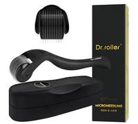 Dr.roller Derma Roller, Microneedling, 1 mm Derma Roller Capelli Viso Uomo e Donna, Microneedle Beard Roller 540 Ago di Titanio