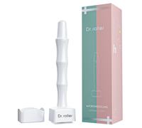 Dr.roller Derma Stamp, Dermastamp Regolabile 0-3 mm, Timbro Professionale 140 Perni, Microneedling Derma Roller per Stimolare la Crescita di Capelli, Barba, Viso (Aggiornamento Bianco)