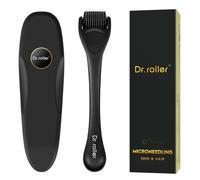 Dr.roller Dermaroller 0,5 mm, Dermaroller Capelli Viso Uomo e Donna, Microneedle Viso Capelli, Derma Roller Beard Roller 540 Ago di Titanio