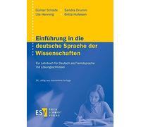 Dr. Sandra Drum Einführung in die deutsche Sprache der Wissenschafte (Tascabile)