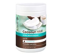 Dr Sante Coconut Oil Extra - Maschera idratante per capelli secchi e fragili, 1000 ml