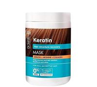Dr. Santé, maschera per capelli alla cheratina, collagene e arginina, per una rigenerazione profonda, in confezione da 1000 ml, senza parabeni e oli minerali (etichetta in lingua italiana non garantita)