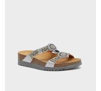 Dr.Scholl NEW BOGOTA' WEDGE ciabatte DONNA doppio fascia Bioprint perline