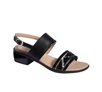 Dr Scholl PLEXY SANDAL Gelactiv sandali donna pelle tacco lucidi eleganti nero
